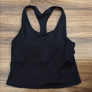 Women's Black Racerback Top